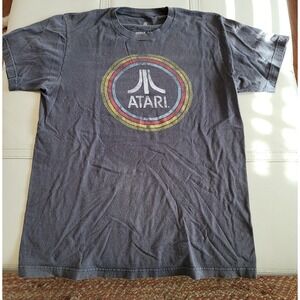 ATARI Distressed Logo‎ in Circles Adult T-shirt by Ripple Junction size Medium